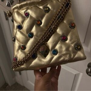 Kurt Geiger purse golden crossbody